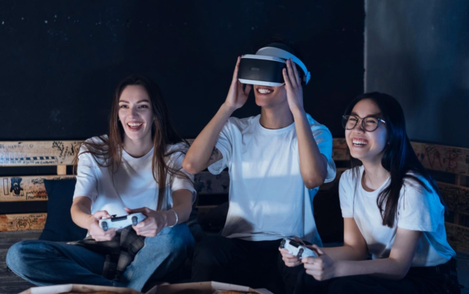 Esports marketing seminar environment showing digital screens and audience engagement